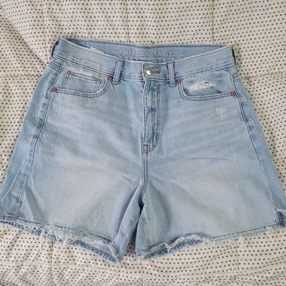 American Eagle Highest Rise Baggy Short, Sz 8